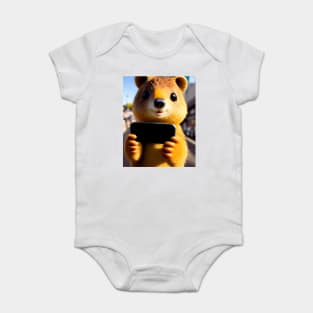 Quokka Selfie 09 Baby Bodysuit